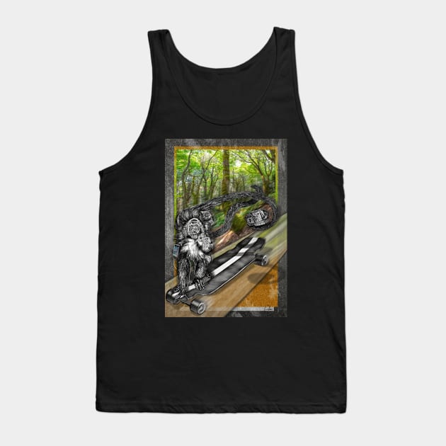 Simian Skaters Tank Top by Dual Rogue